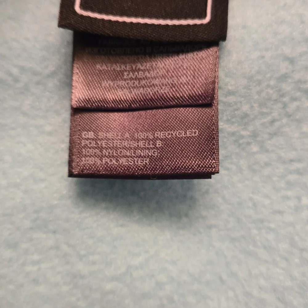 The North Face Denali Jacket - Aqua and Gray Girls XL (18) Or Adult XS